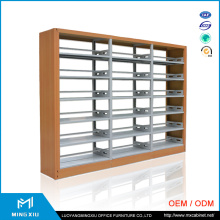 Library Furniture Steel Book Shelf / Metal School Bookshelf